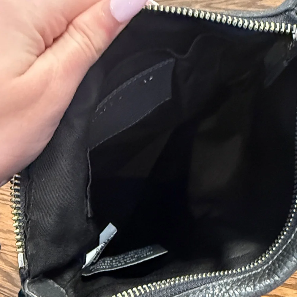 Marc Jacobs Charcoal/Black Leather Crossbody Bag